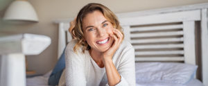 Mature woman smiling after Vaginal Tightening Surgery in Manhattan, NYC, Brooklyn, Greenwich, CT